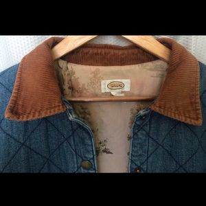 Denim quilted jacket